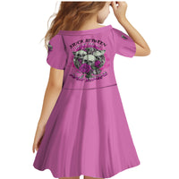 Stuck Between Idk Idc And IDGAF Pink Family Matching Mermaid Dress and Hawaiian Shirt - Wonder Print Shop