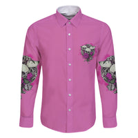 Stuck Between Idk Idc And IDGAF Pink Family Matching Mermaid Dress and Hawaiian Shirt - Wonder Print Shop