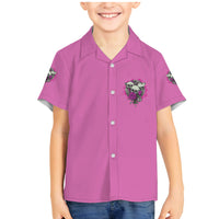 Stuck Between Idk Idc And IDGAF Pink Family Matching Mermaid Dress and Hawaiian Shirt - Wonder Print Shop