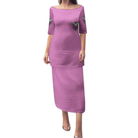 Stuck Between Idk Idc And IDGAF Pink Family Matching Puletasi Dress and Hawaiian Shirt - Wonder Print Shop