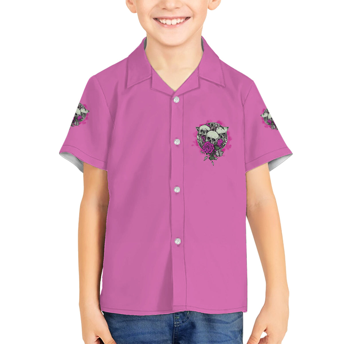 Stuck Between Idk Idc And IDGAF Pink Family Matching Puletasi Dress and Hawaiian Shirt - Wonder Print Shop