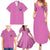 Stuck Between Idk Idc And IDGAF Pink Family Matching Summer Maxi Dress and Hawaiian Shirt - Wonder Print Shop
