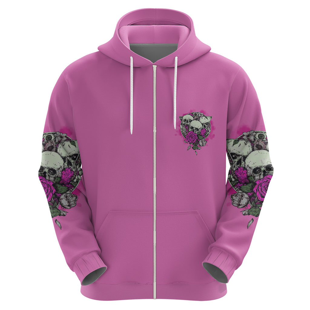 Stuck Between Idk Idc And IDGAF Pink Hoodie - Wonder Print Shop