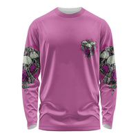 Stuck Between Idk Idc And IDGAF Pink Long Sleeve Shirt - Wonder Print Shop