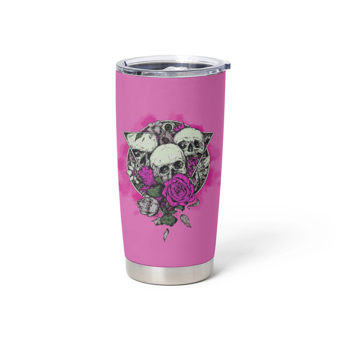 Stuck Between Idk Idc And IDGAF Pink Tumbler Cup - Wonder Print Shop
