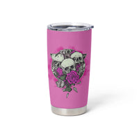 Stuck Between Idk Idc And IDGAF Pink Tumbler Cup - Wonder Print Shop