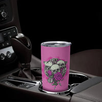 Stuck Between Idk Idc And IDGAF Pink Tumbler Cup - Wonder Print Shop