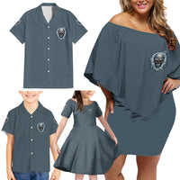 My Alone Time Is For Everyone's Safety Family Matching Off Shoulder Short Dress and Hawaiian Shirt - Wonder Print Shop