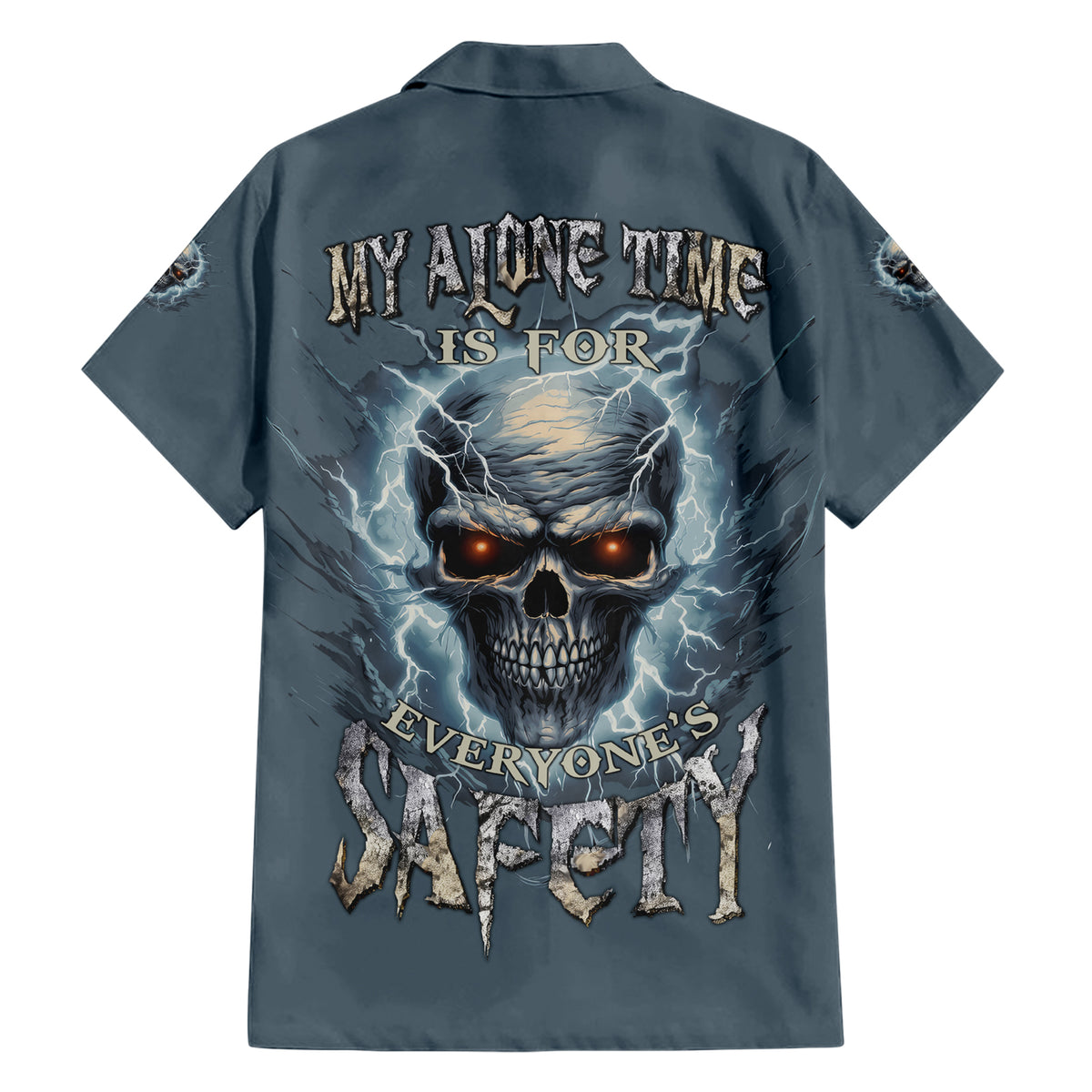 My Alone Time Is For Everyone's Safety Hawaiian Shirt - Wonder Print Shop