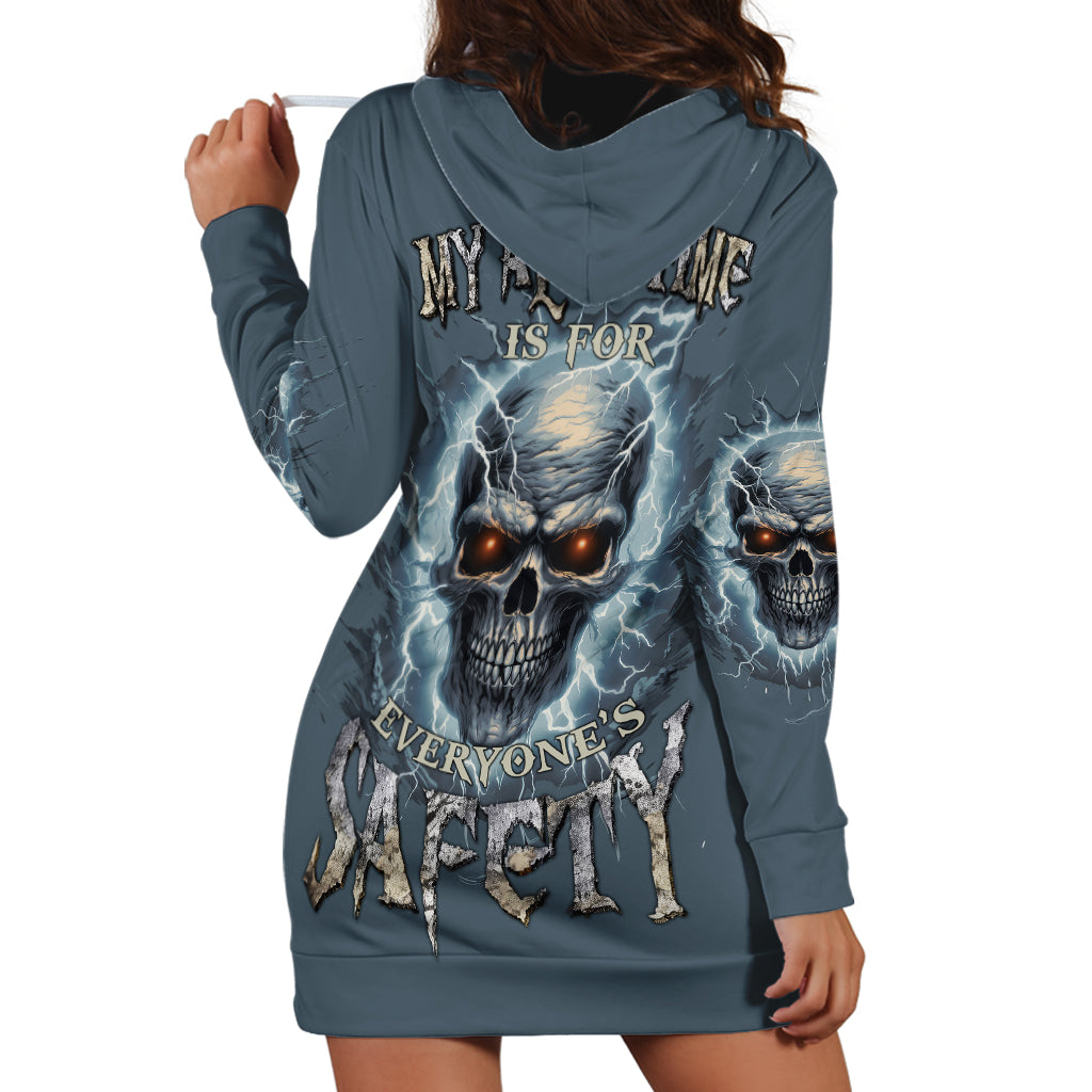My Alone Time Is For Everyone's Safety Hoodie Dress - Wonder Print Shop