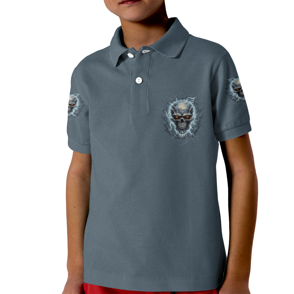 My Alone Time Is For Everyone's Safety Kid Polo Shirt - Wonder Print Shop