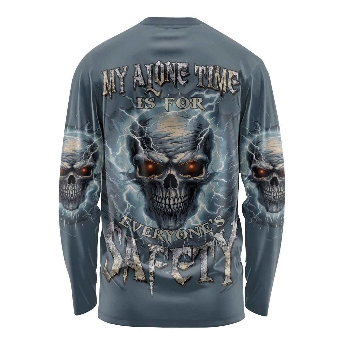 My Alone Time Is For Everyone's Safety Long Sleeve Shirt - Wonder Print Shop