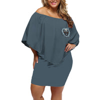 My Alone Time Is For Everyone's Safety Off Shoulder Short Dress - Wonder Print Shop