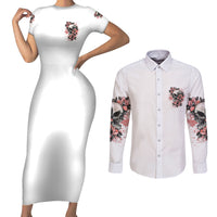 I Don't Have A Short Temper Couples Matching Short Sleeve Bodycon Dress and Long Sleeve Button Shirt - Wonder Print Shop