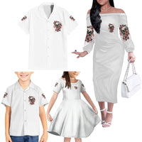 I Don't Have A Short Temper Family Matching Off Shoulder Long Sleeve Dress and Hawaiian Shirt - Wonder Print Shop