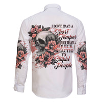 I Don't Have A Short Temper Family Matching Short Sleeve Bodycon Dress and Hawaiian Shirt - Wonder Print Shop