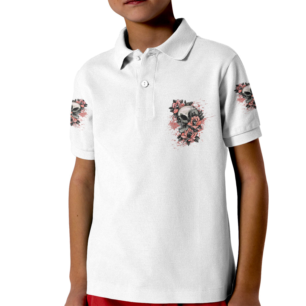 I Don't Have A Short Temper Kid Polo Shirt - Wonder Print Shop