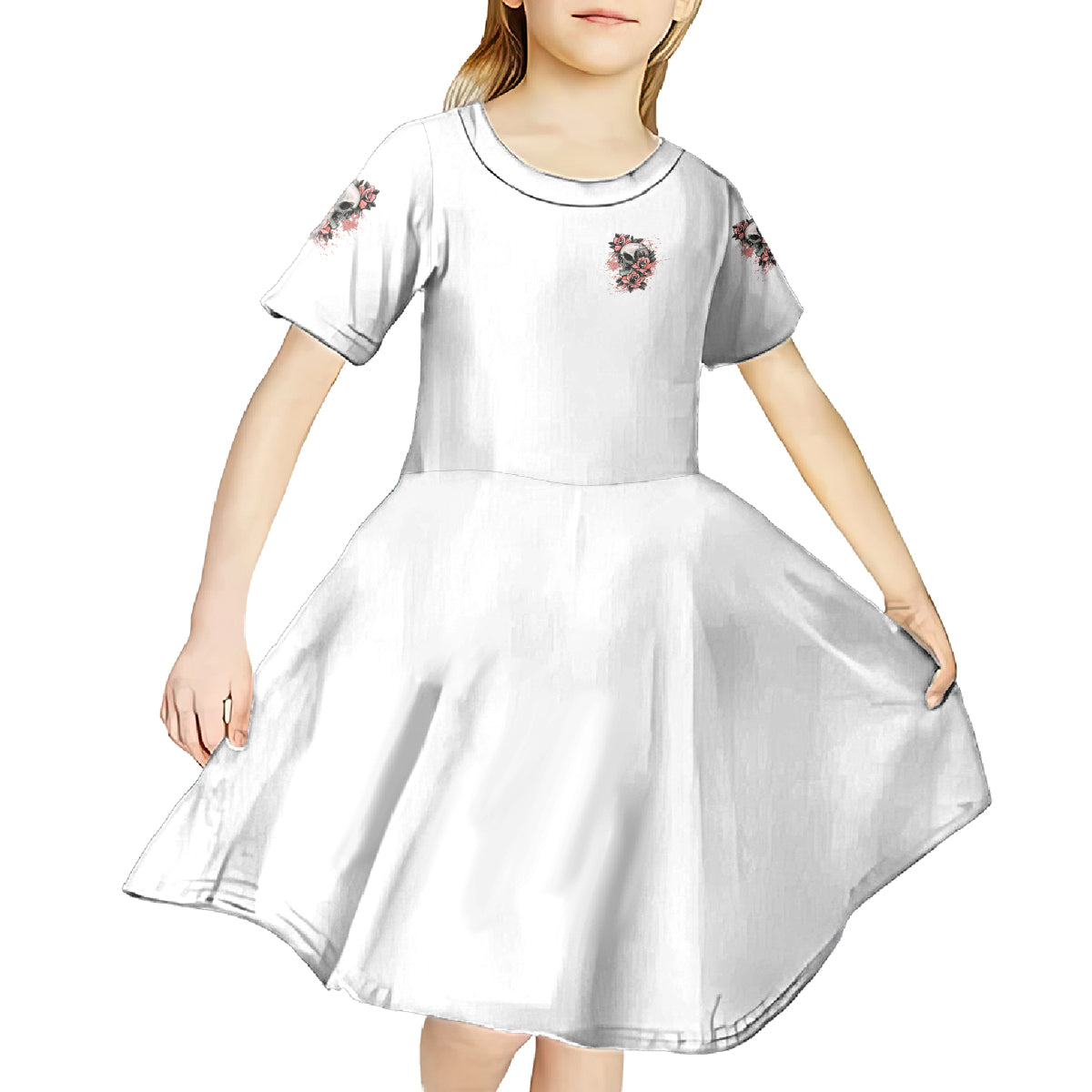 I Don't Have A Short Temper Kid Short Sleeve Dress - Wonder Print Shop