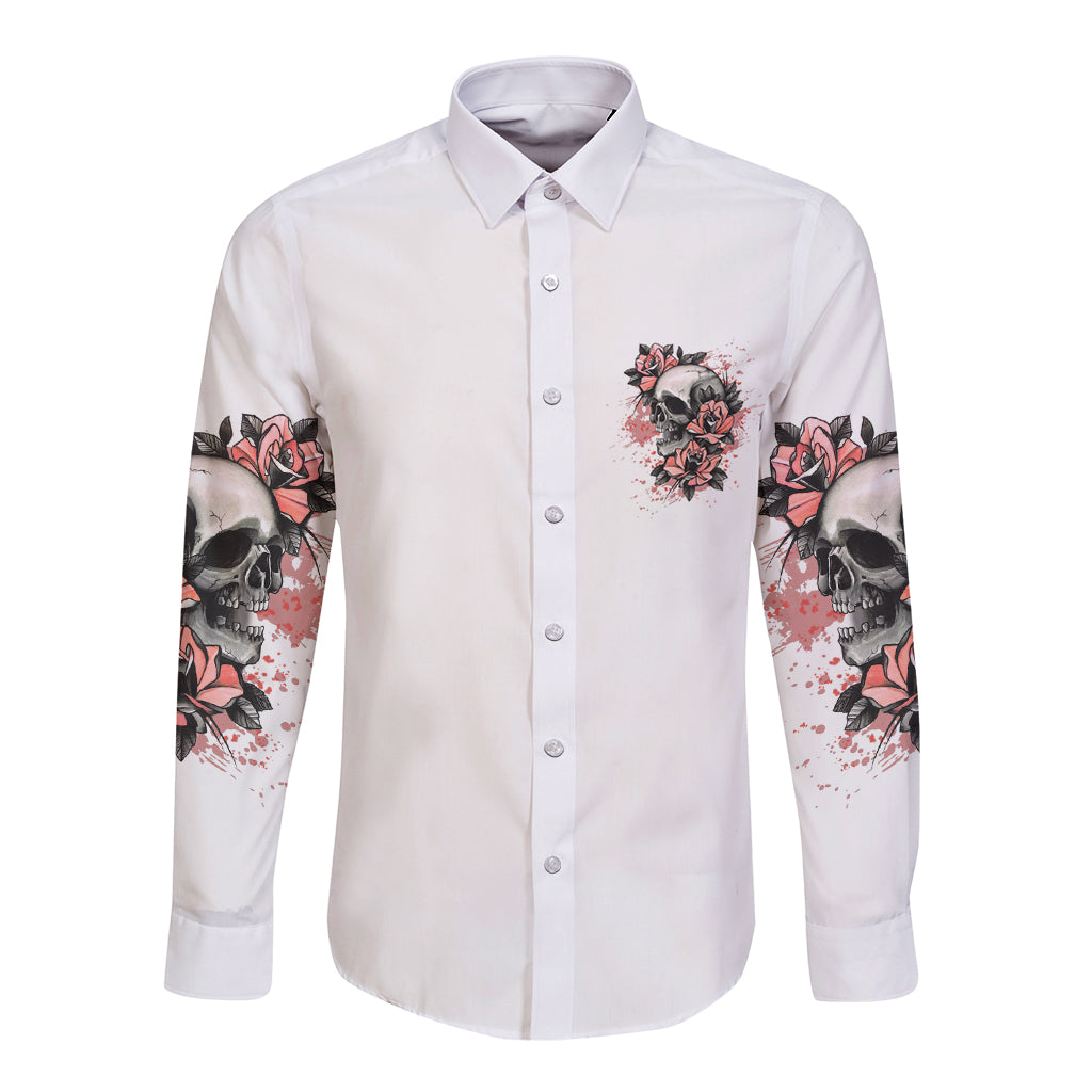 I Don't Have A Short Temper Long Sleeve Button Shirt - Wonder Print Shop