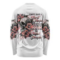 I Don't Have A Short Temper Long Sleeve Shirt - Wonder Print Shop