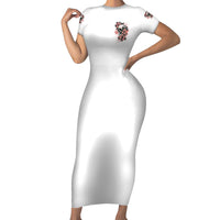 I Don't Have A Short Temper Short Sleeve Bodycon Dress - Wonder Print Shop