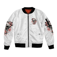 I Don't Have A Short Temper Sleeve Zip Bomber Jacket - Wonder Print Shop