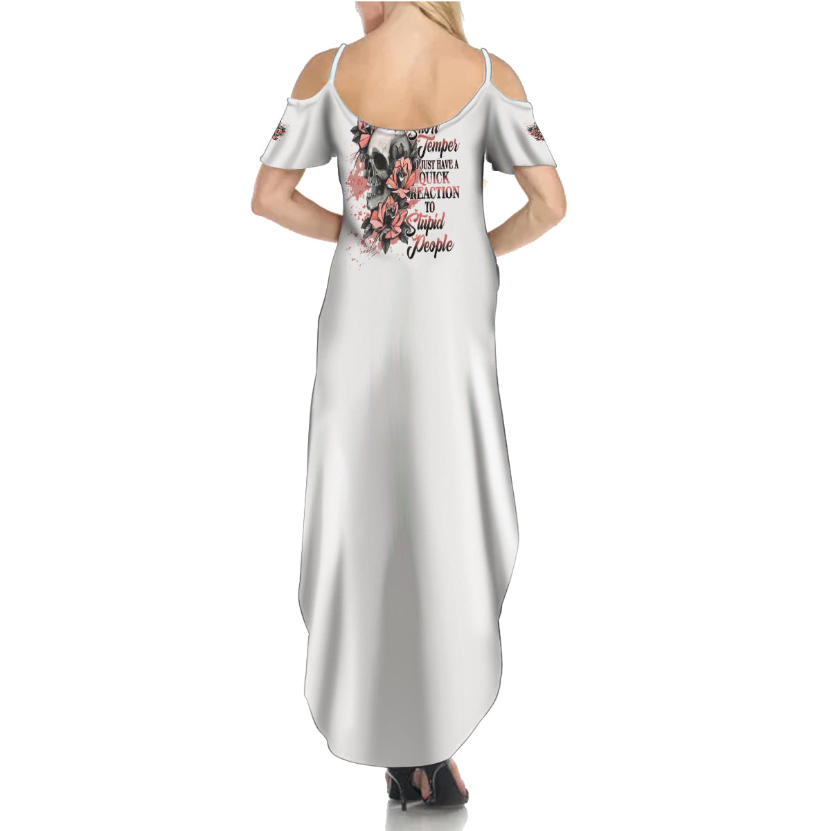 I Don't Have A Short Temper Summer Maxi Dress - Wonder Print Shop