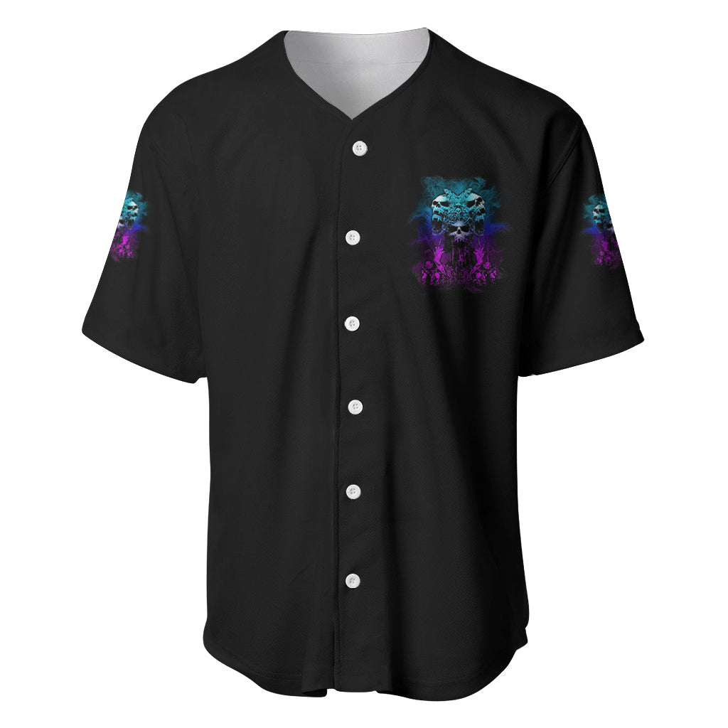One Day Let My Demons Out To Play Baseball Jersey - Wonder Print Shop