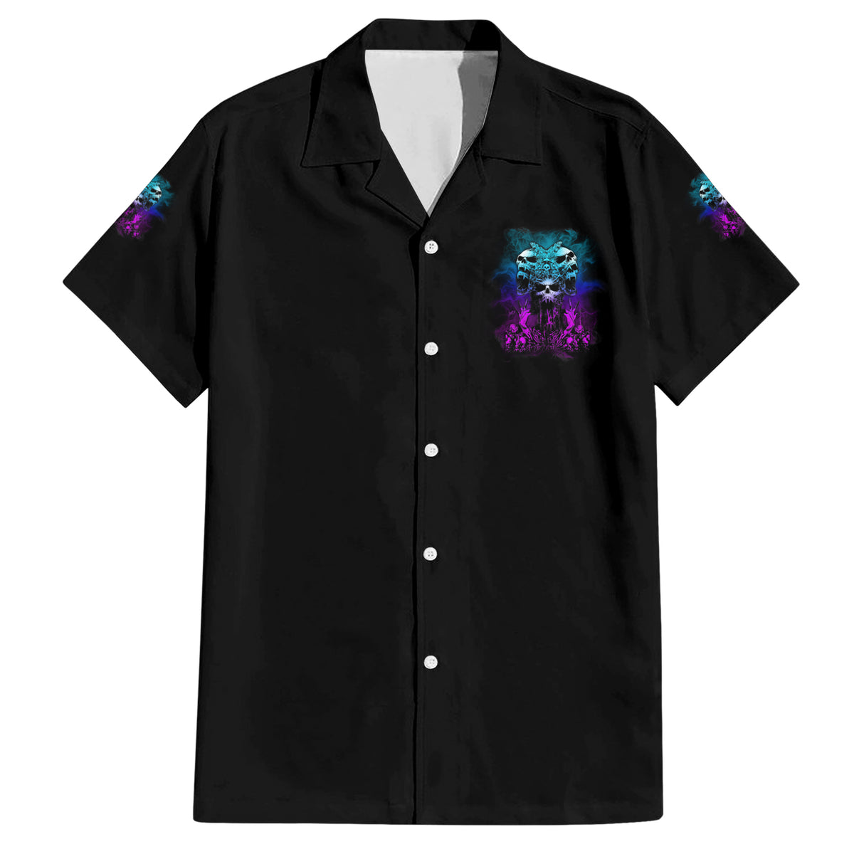 One Day Let My Demons Out To Play Family Matching Short Sleeve Bodycon Dress and Hawaiian Shirt - Wonder Print Shop