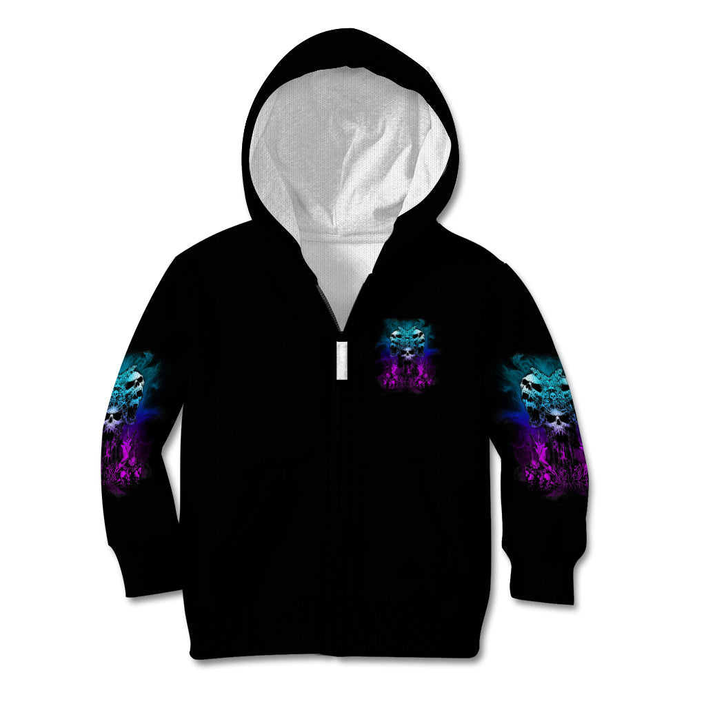 One Day Let My Demons Out To Play Kid Hoodie - Wonder Print Shop