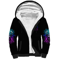 One Day Let My Demons Out To Play Sherpa Hoodie - Wonder Print Shop