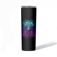 One Day Let My Demons Out To Play Skinny Tumbler - Wonder Print Shop