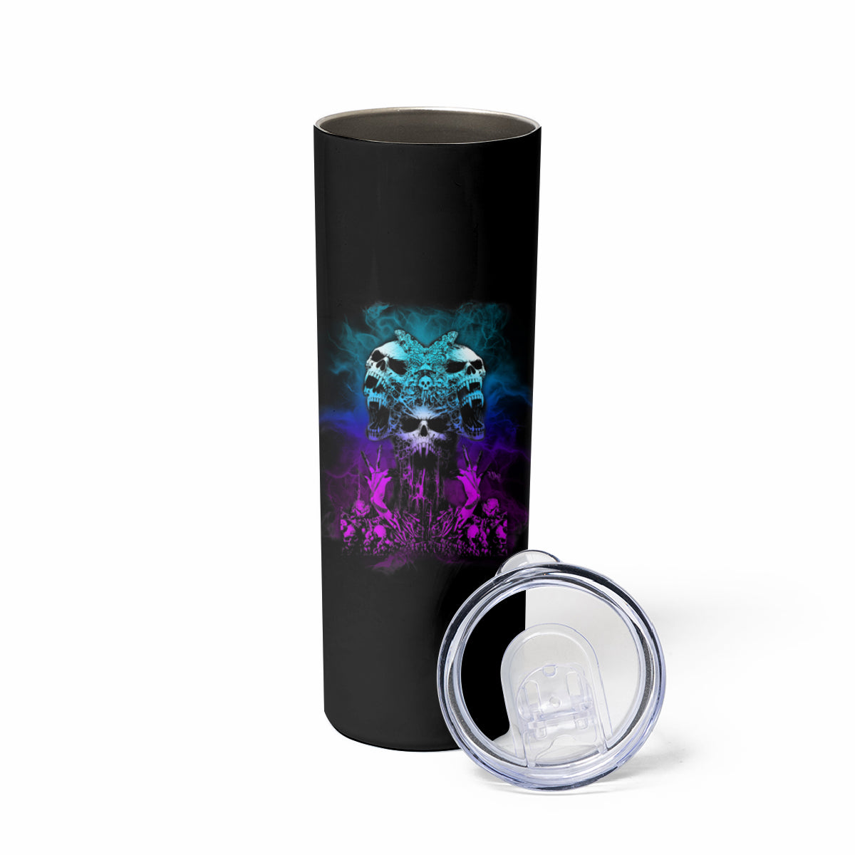 One Day Let My Demons Out To Play Skinny Tumbler - Wonder Print Shop