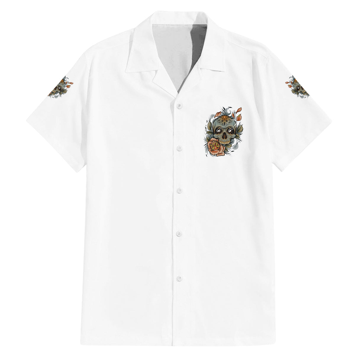 I Don't Need A Middle Skull Family Matching Mermaid Dress and Hawaiian Shirt - Wonder Print Shop