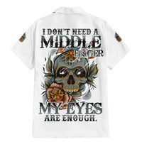 I Don't Need A Middle Skull Family Matching Mermaid Dress and Hawaiian Shirt - Wonder Print Shop