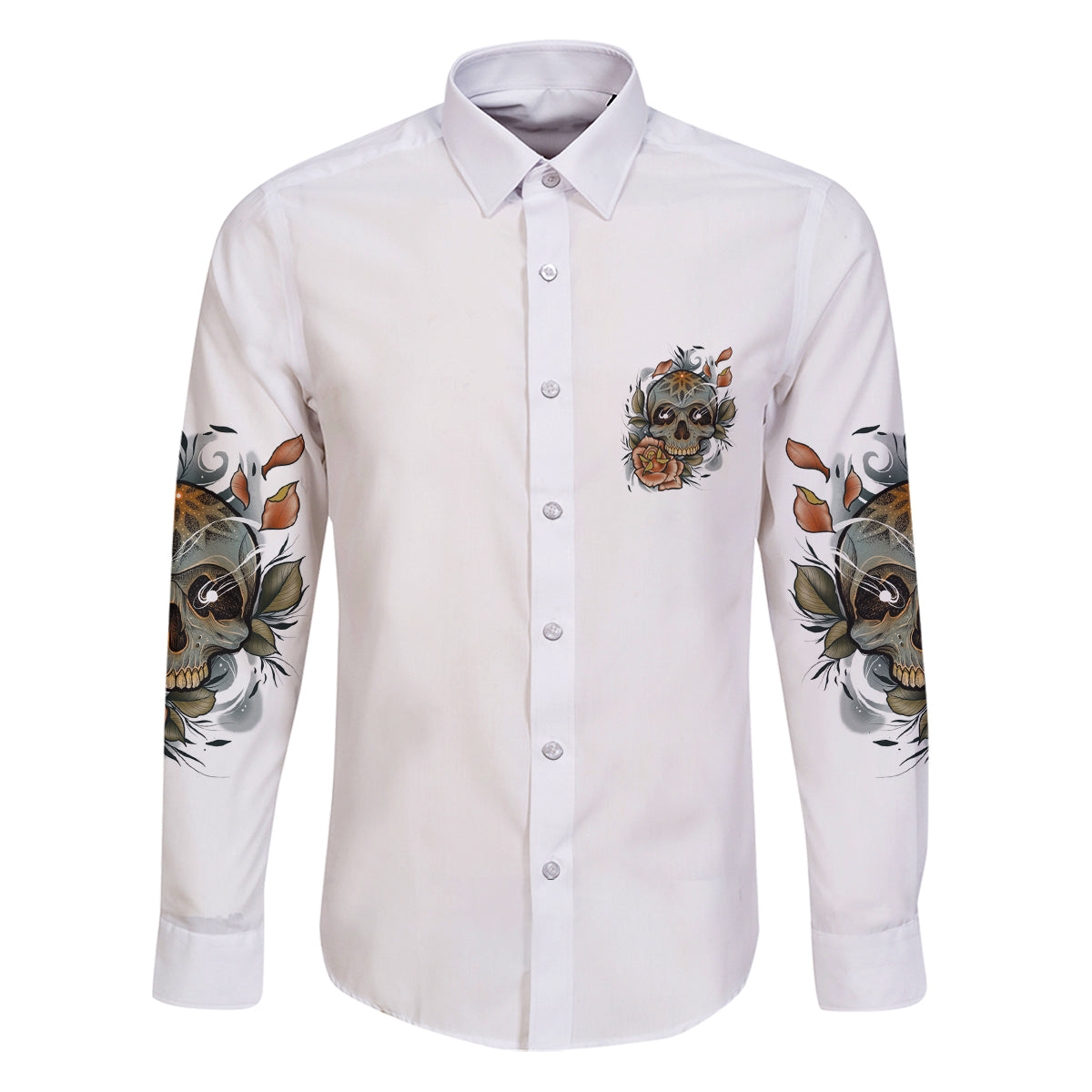 I Don't Need A Middle Skull Family Matching Puletasi Dress and Hawaiian Shirt - Wonder Print Shop