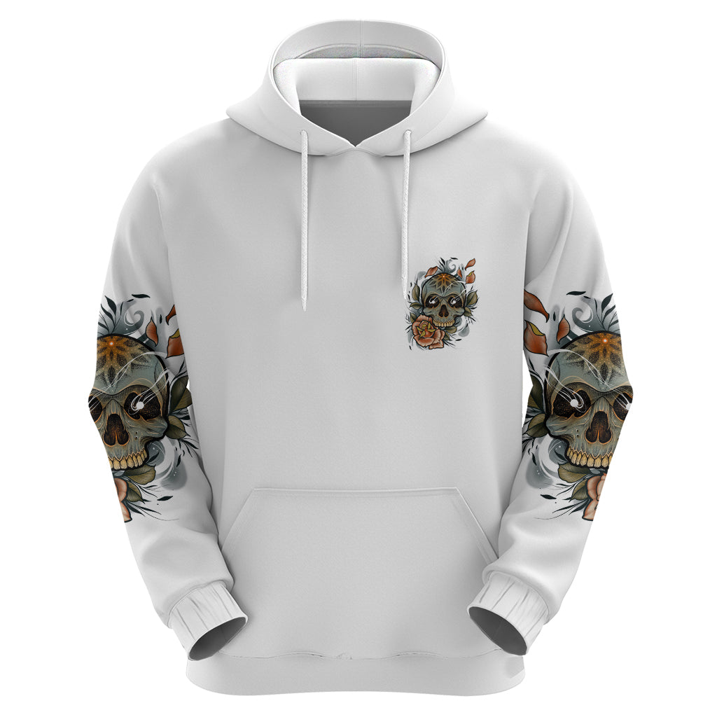 I Don't Need A Middle Skull Hoodie - Wonder Print Shop
