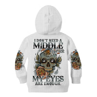 I Don't Need A Middle Skull Kid Hoodie - Wonder Print Shop