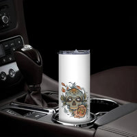 I Don't Need A Middle Skull Skinny Tumbler - Wonder Print Shop