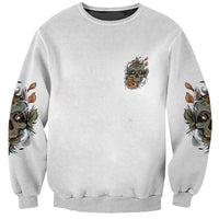 I Don't Need A Middle Skull Sweatshirt - Wonder Print Shop