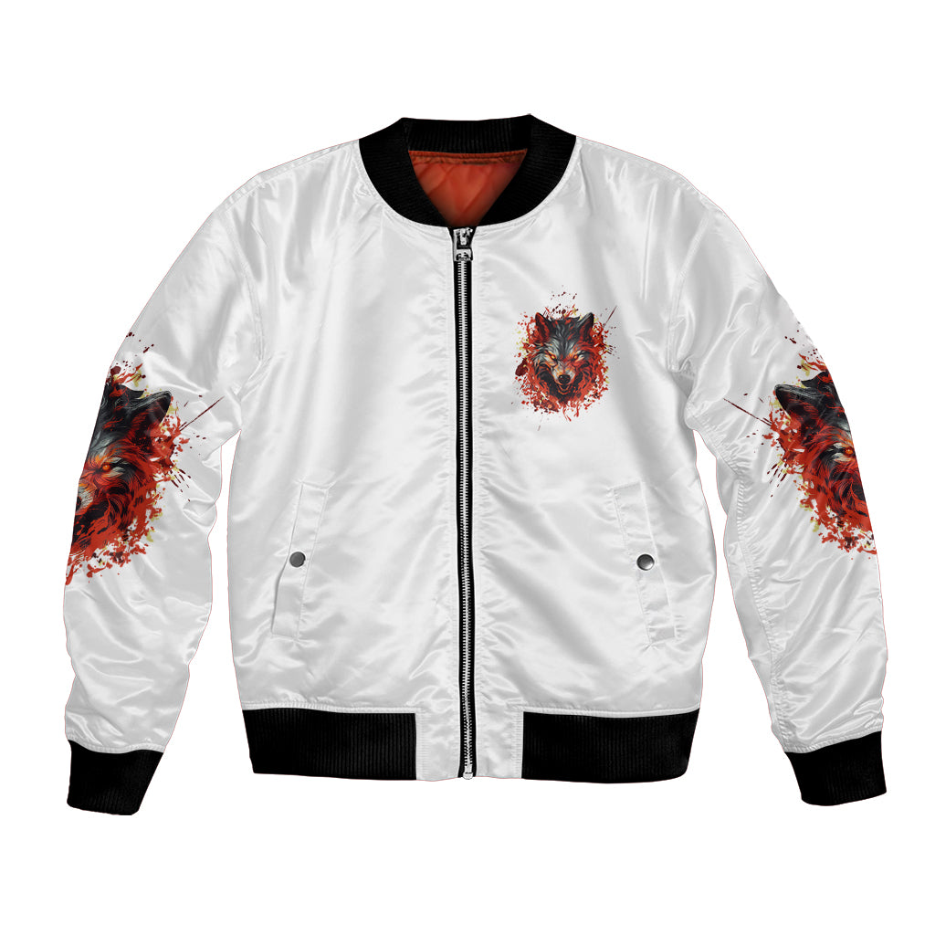 Judge Me When Wolf Bomber Jacket - Wonder Print Shop