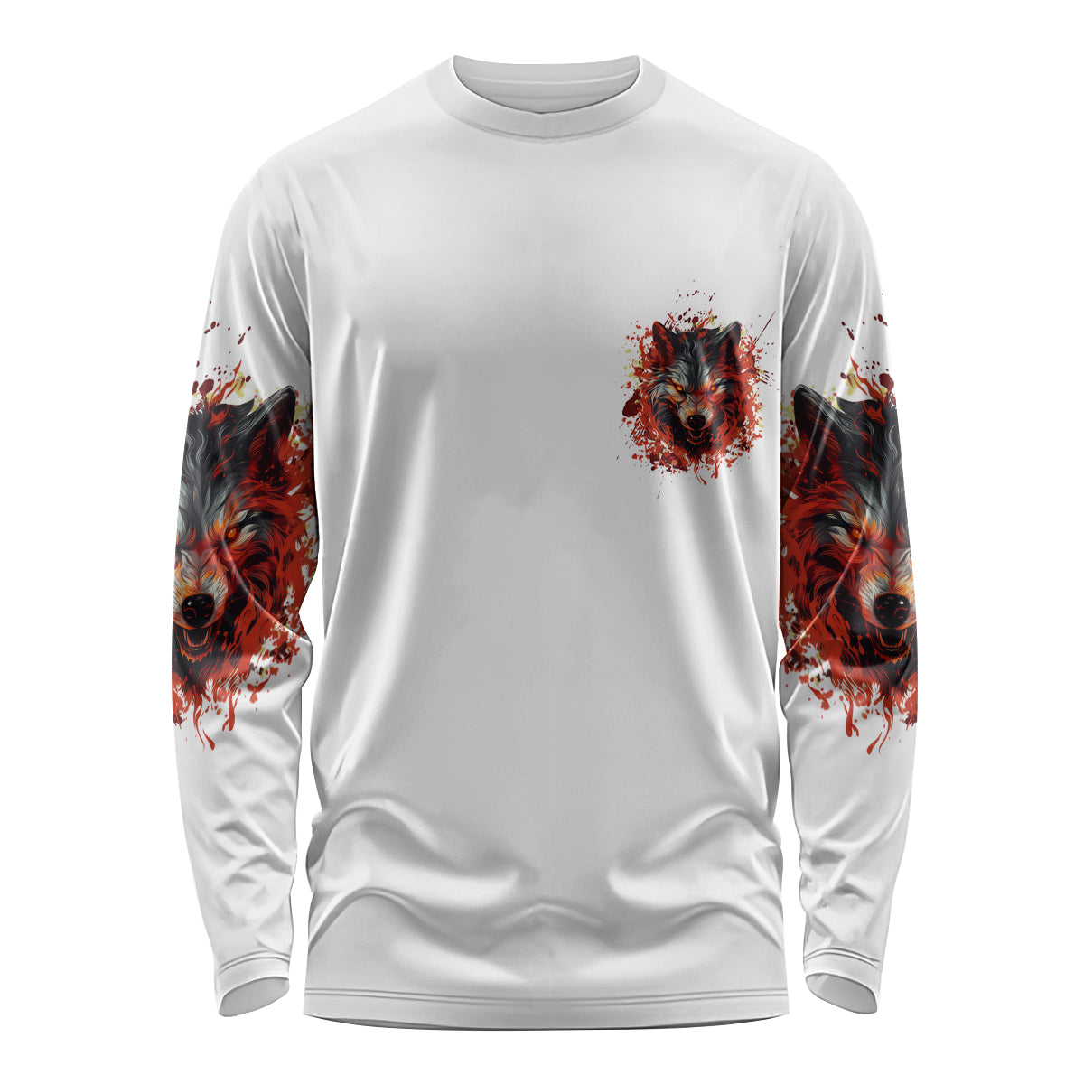 Judge Me When Wolf Long Sleeve Shirt - Wonder Print Shop