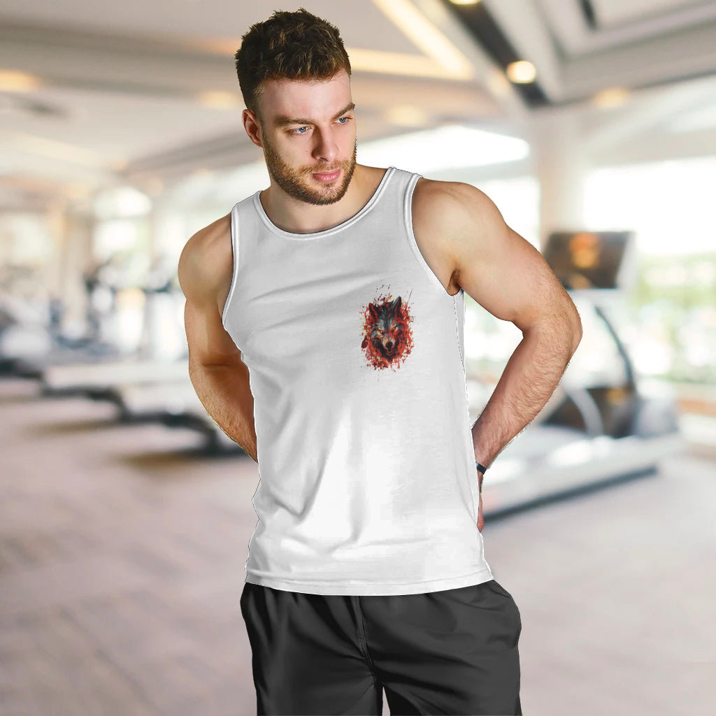 Judge Me When Wolf Men Tank Top - Wonder Print Shop