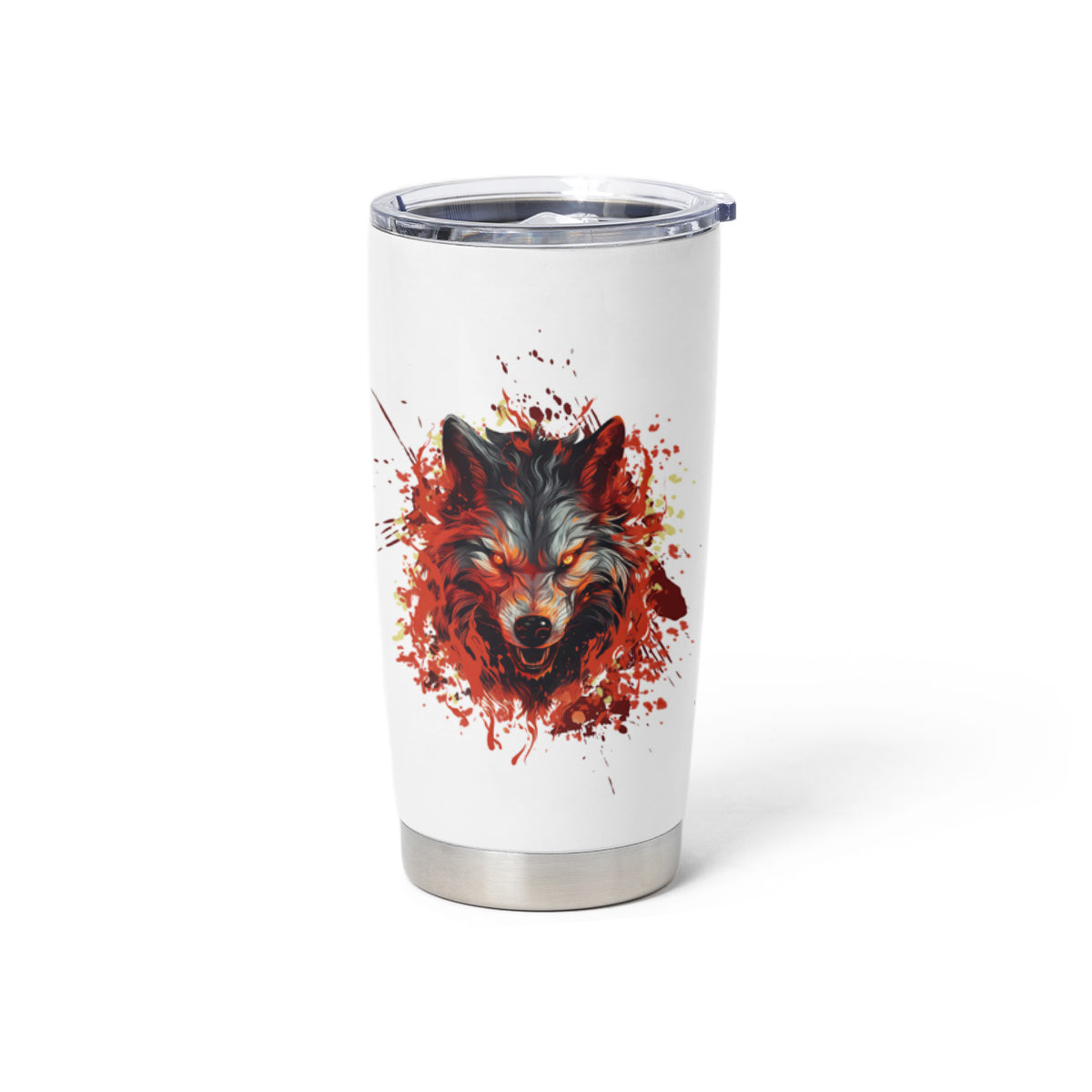 Judge Me When Wolf Tumbler Cup - Wonder Print Shop