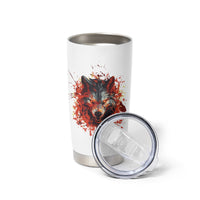 Judge Me When Wolf Tumbler Cup - Wonder Print Shop