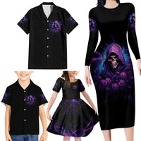 My Attitude Is Having Technical Problems Family Matching Long Sleeve Bodycon Dress and Hawaiian Shirt - Wonder Print Shop