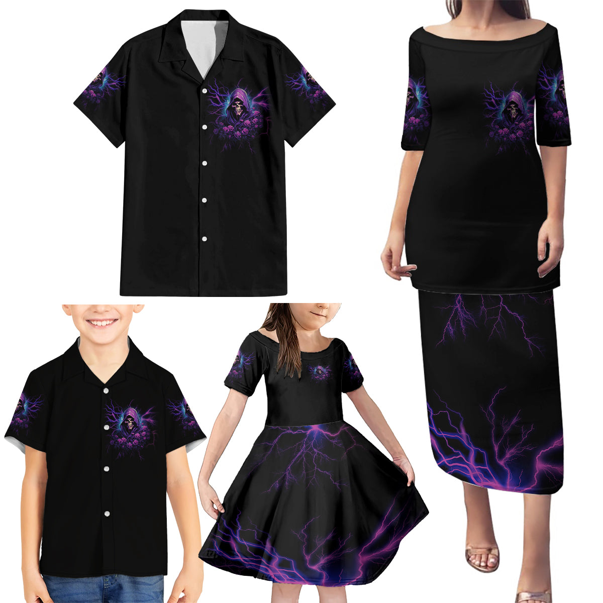 My Attitude Is Having Technical Problems Family Matching Puletasi Dress and Hawaiian Shirt - Wonder Print Shop