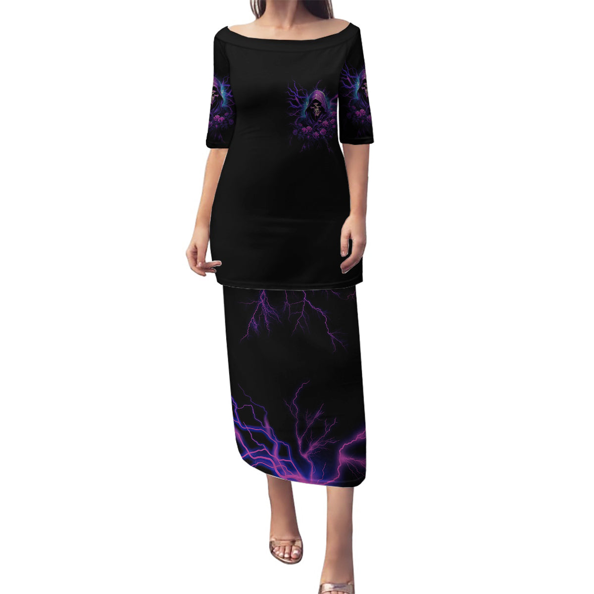 My Attitude Is Having Technical Problems Family Matching Puletasi Dress and Hawaiian Shirt - Wonder Print Shop