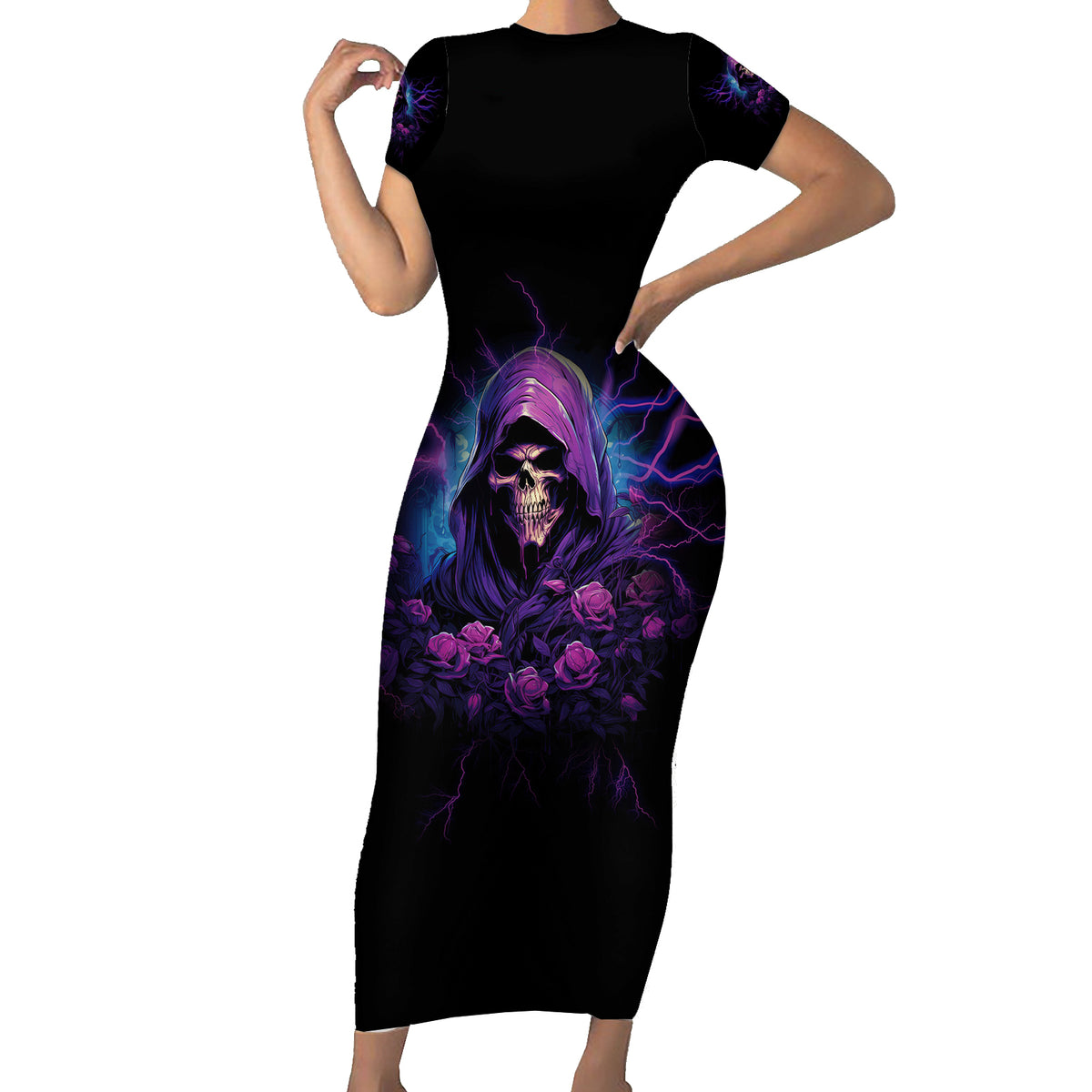 My Attitude Is Having Technical Problems Family Matching Short Sleeve Bodycon Dress and Hawaiian Shirt - Wonder Print Shop
