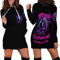 My Attitude Is Having Technical Problems Hoodie Dress - Wonder Print Shop